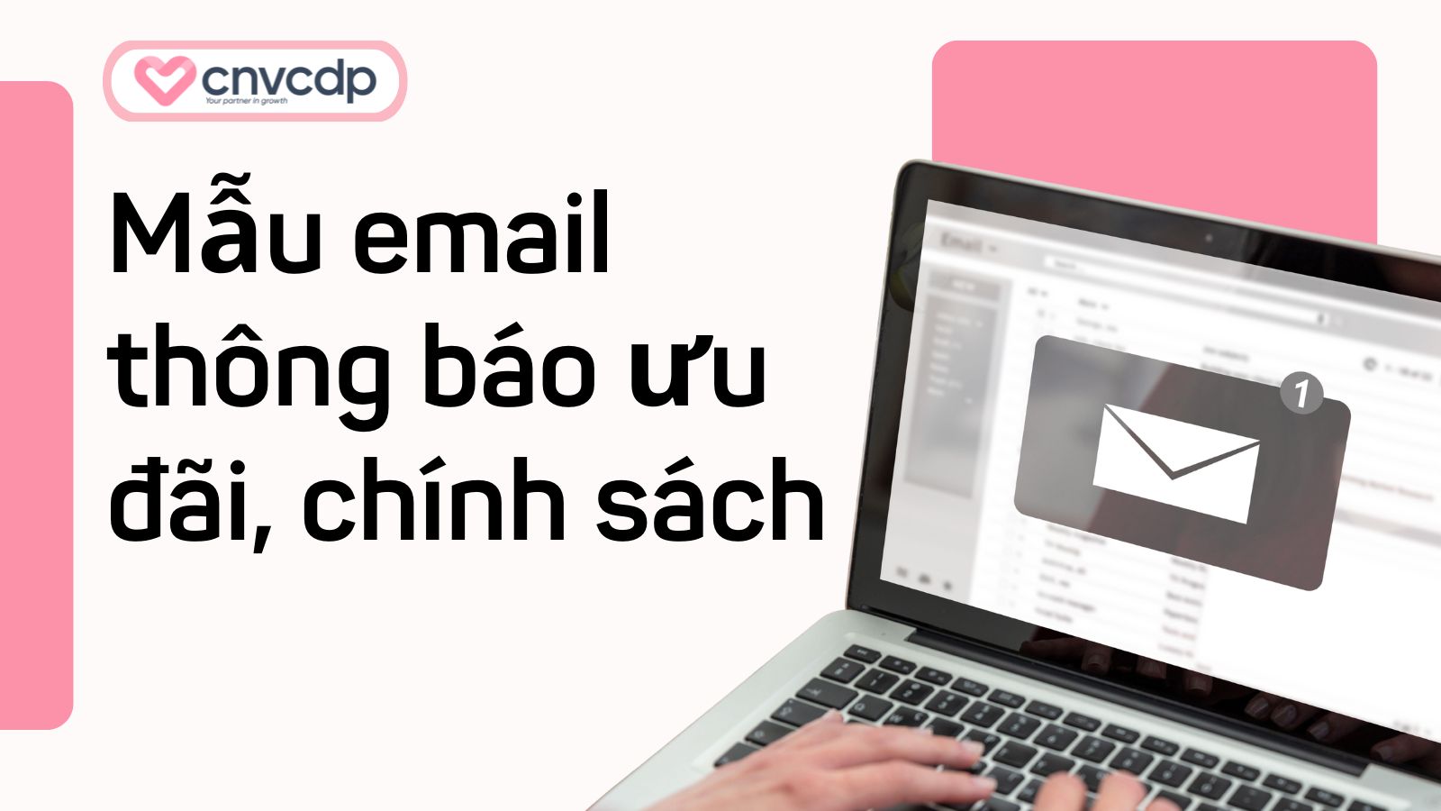 Mẫu email thông báo ưu đãi và chính sách mở bán có thời hạn