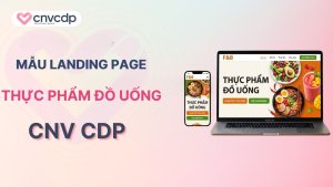 Mẫu Landing Page thực phẩm đồ uống
