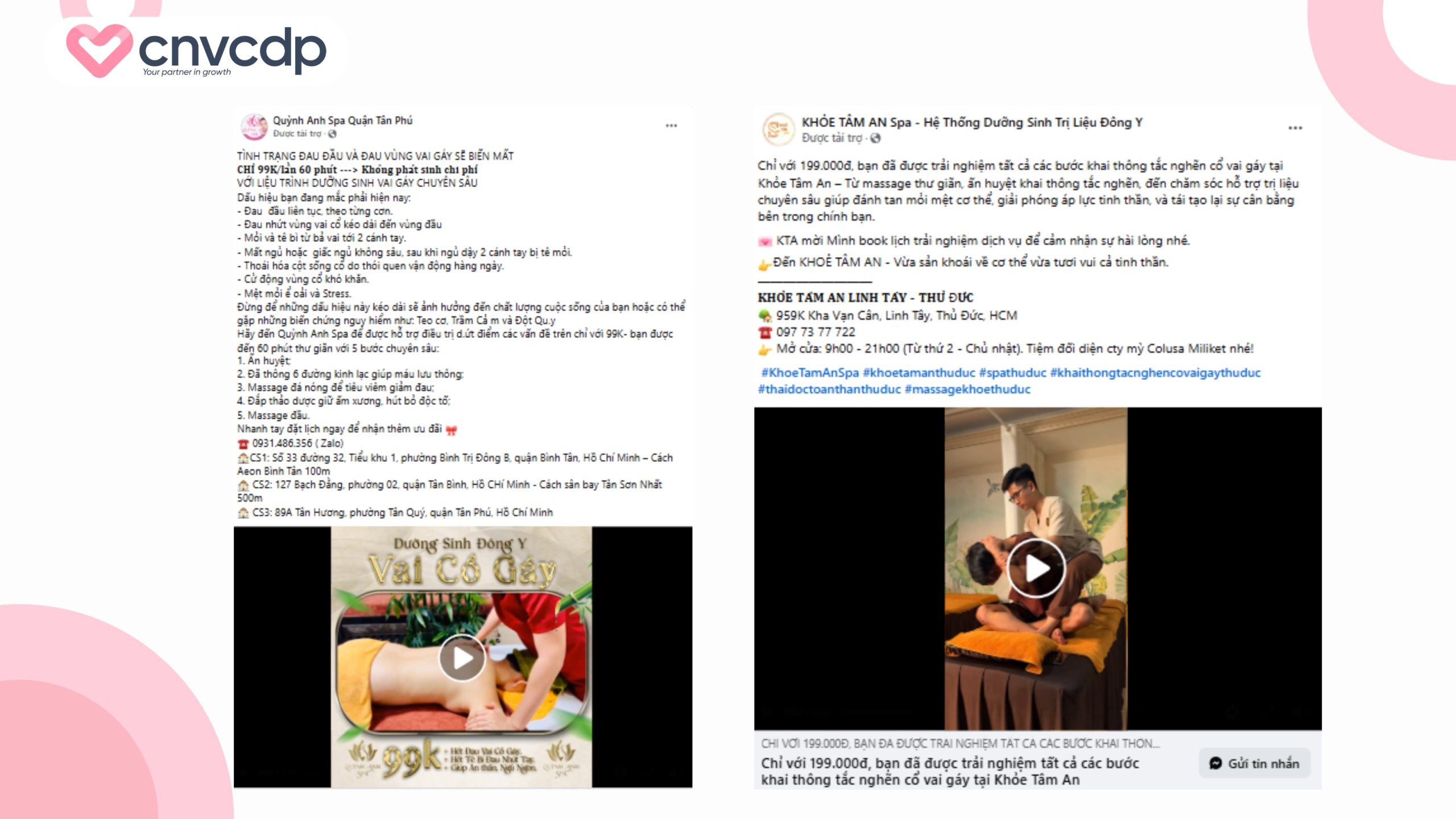 Content hay về massage và spa dưỡng sinh mẫu 2