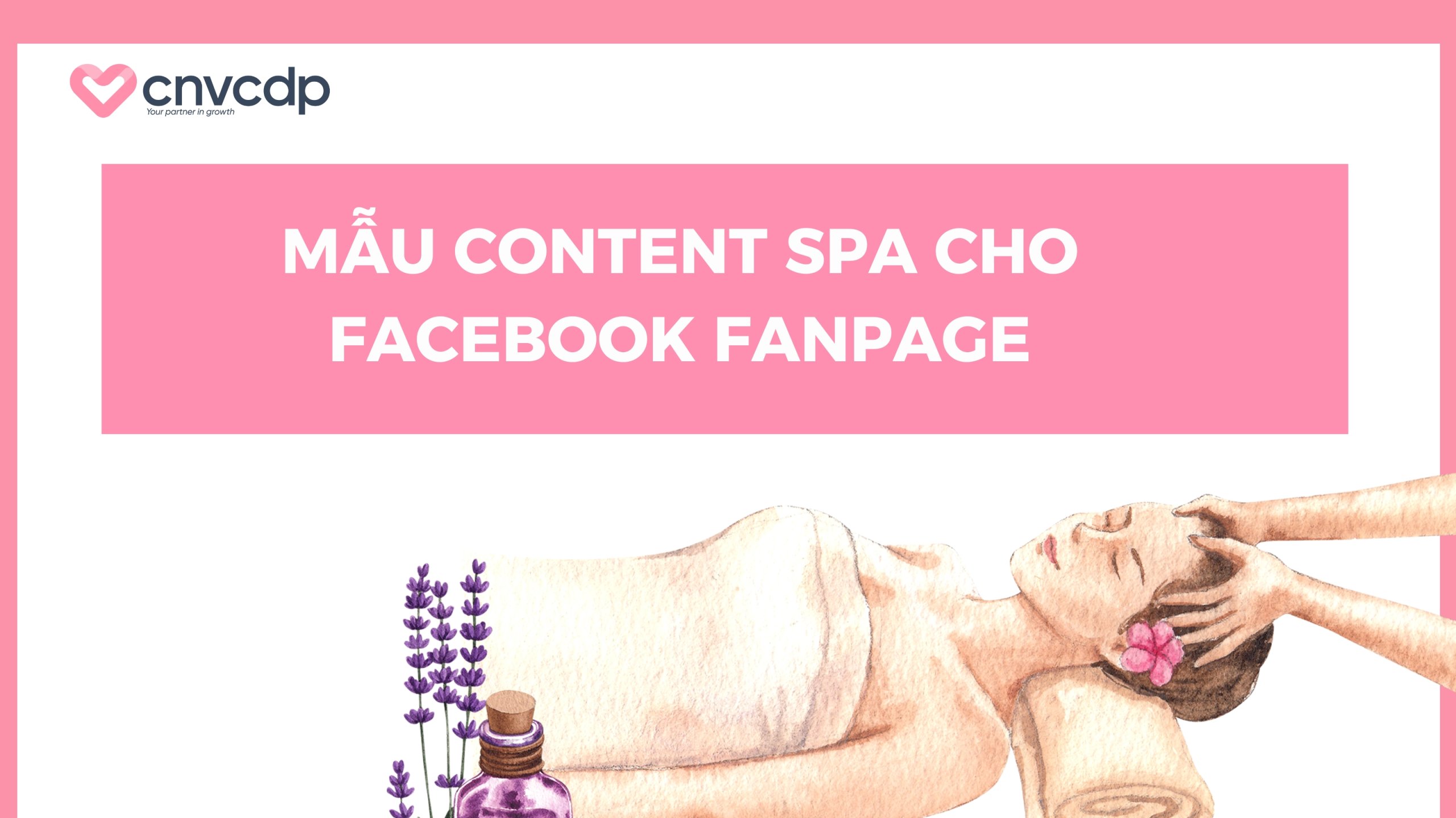 Mẫu content hay về spa cho Facebook fanpage