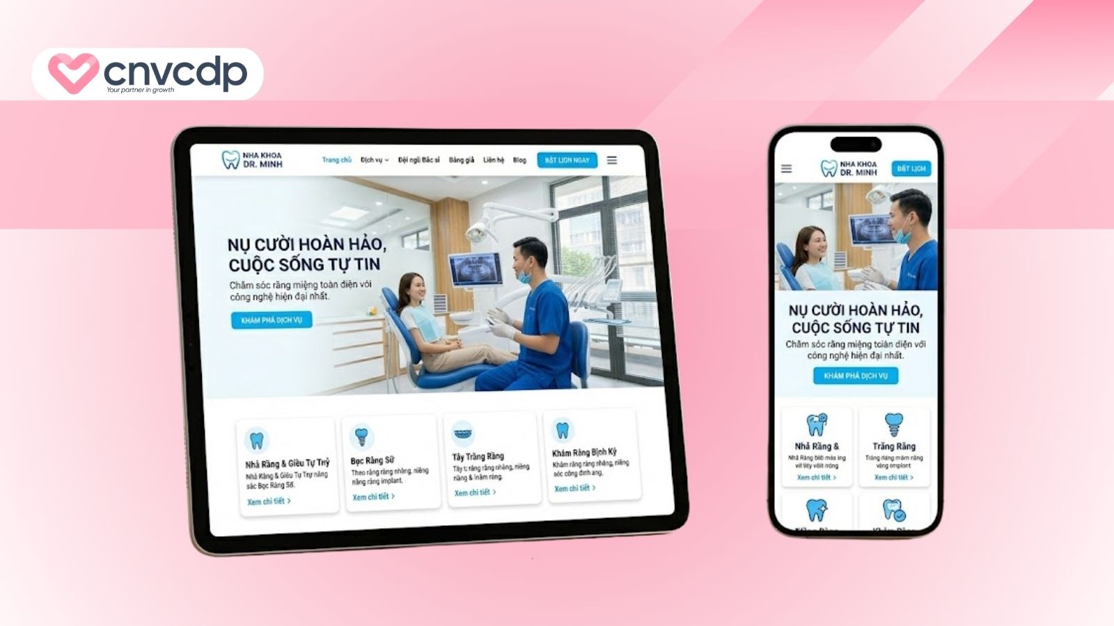 mau website nha khoa tong quat
