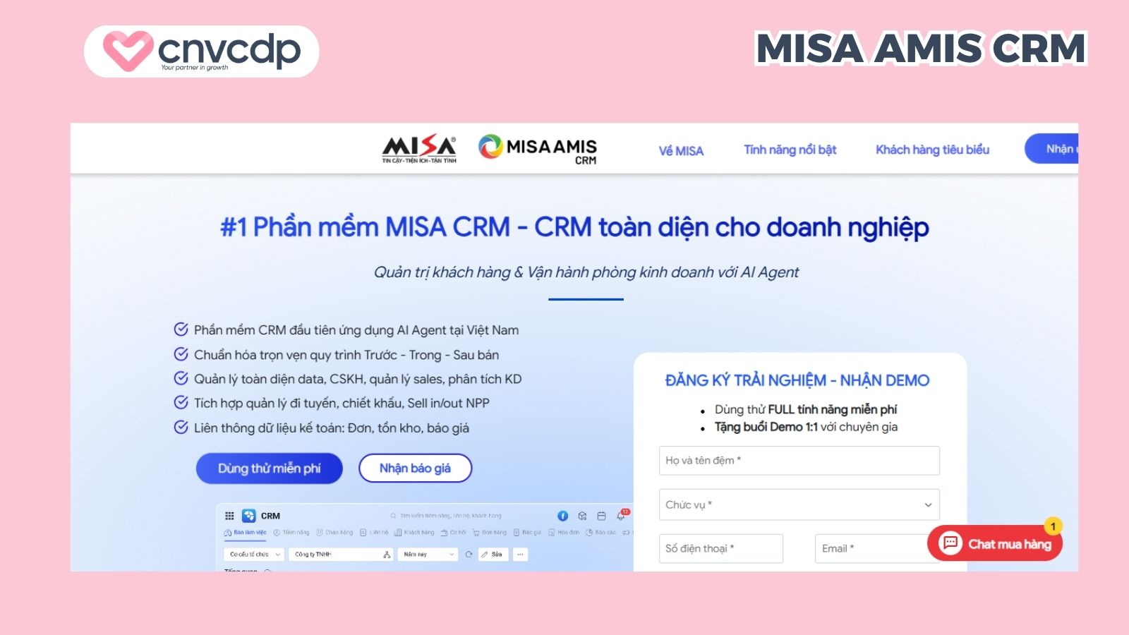 MISA AMIS CRM