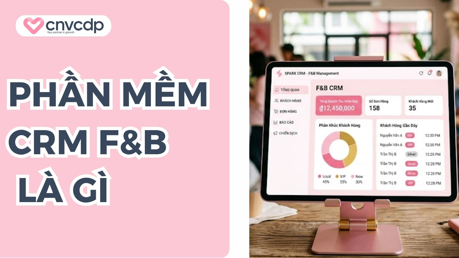 Phần mềm CRM F&B là gì