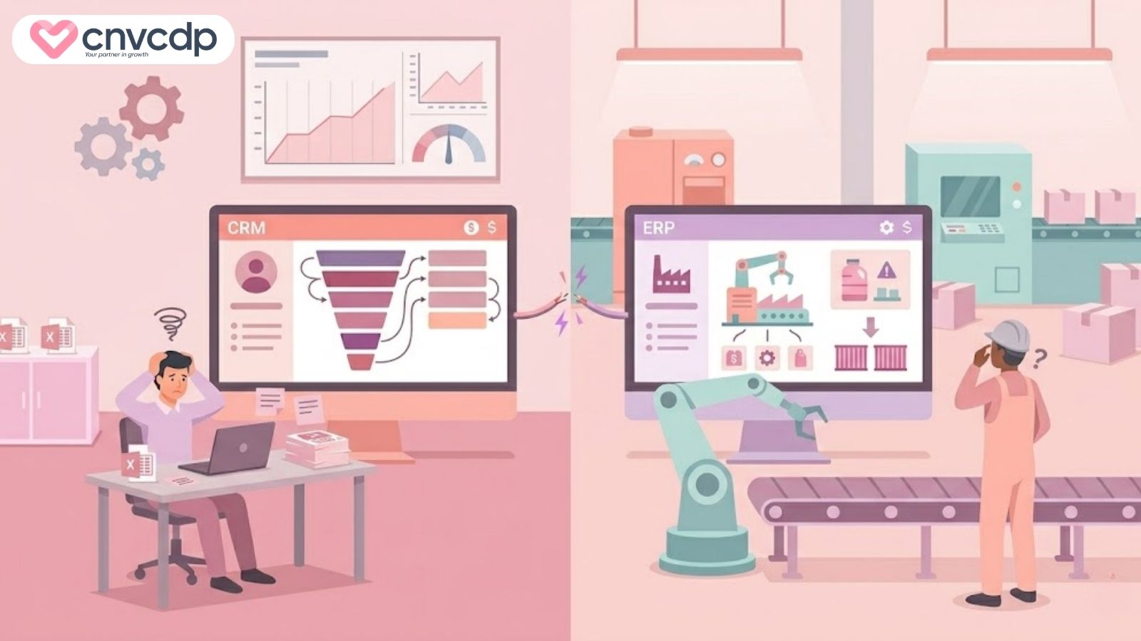 Sai lầm thường gặp khi triển khai CRM trong sản xuất