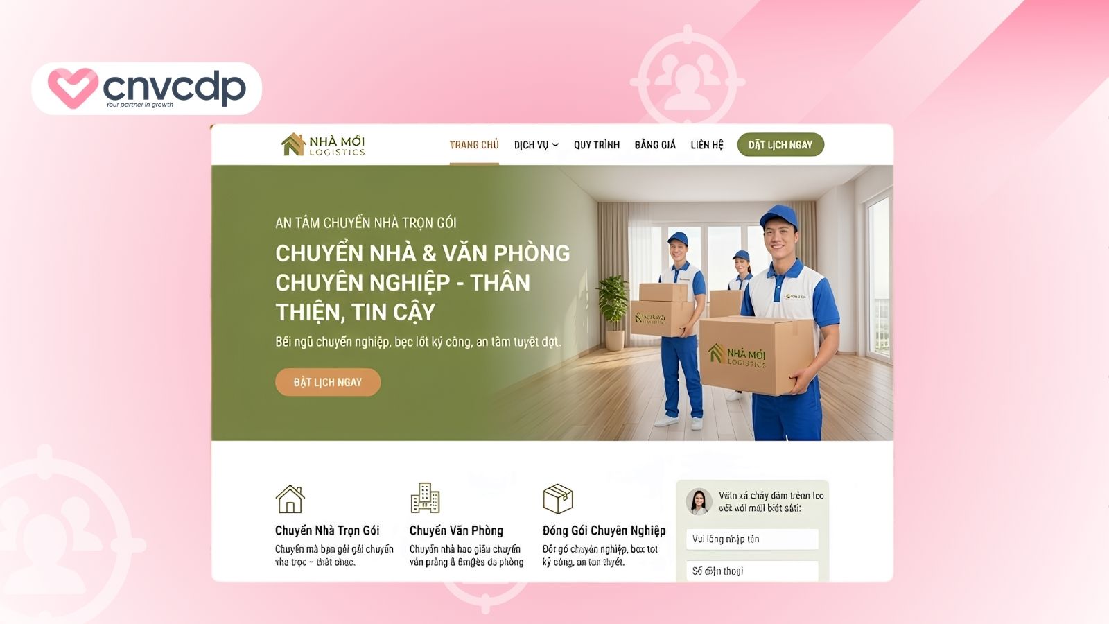 giao dien landing page chuyen van phong 