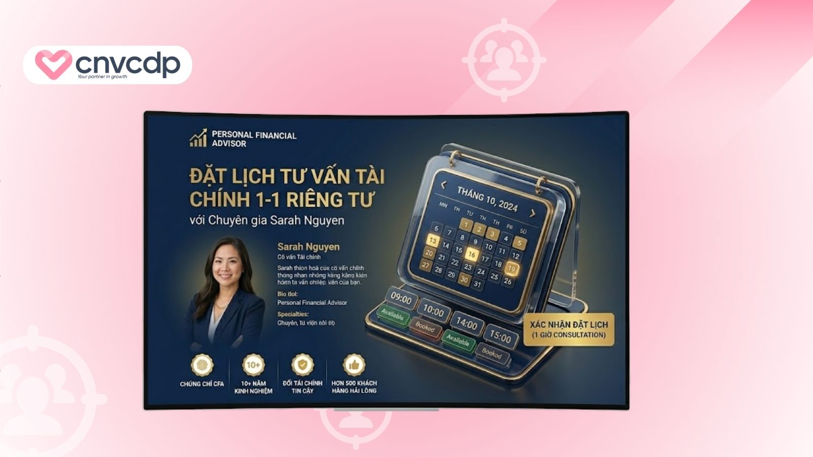 mau landing page dat lich tu van tai chinh 