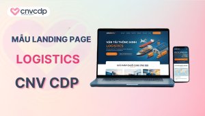 mẫu Landing Page logistics