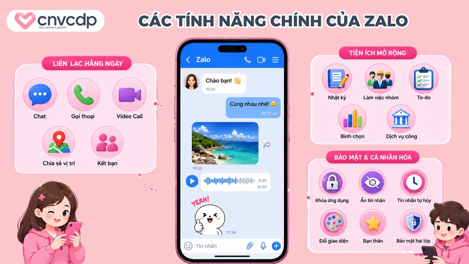 Các tính năng chính của Zalo mà người dùng nên biết 