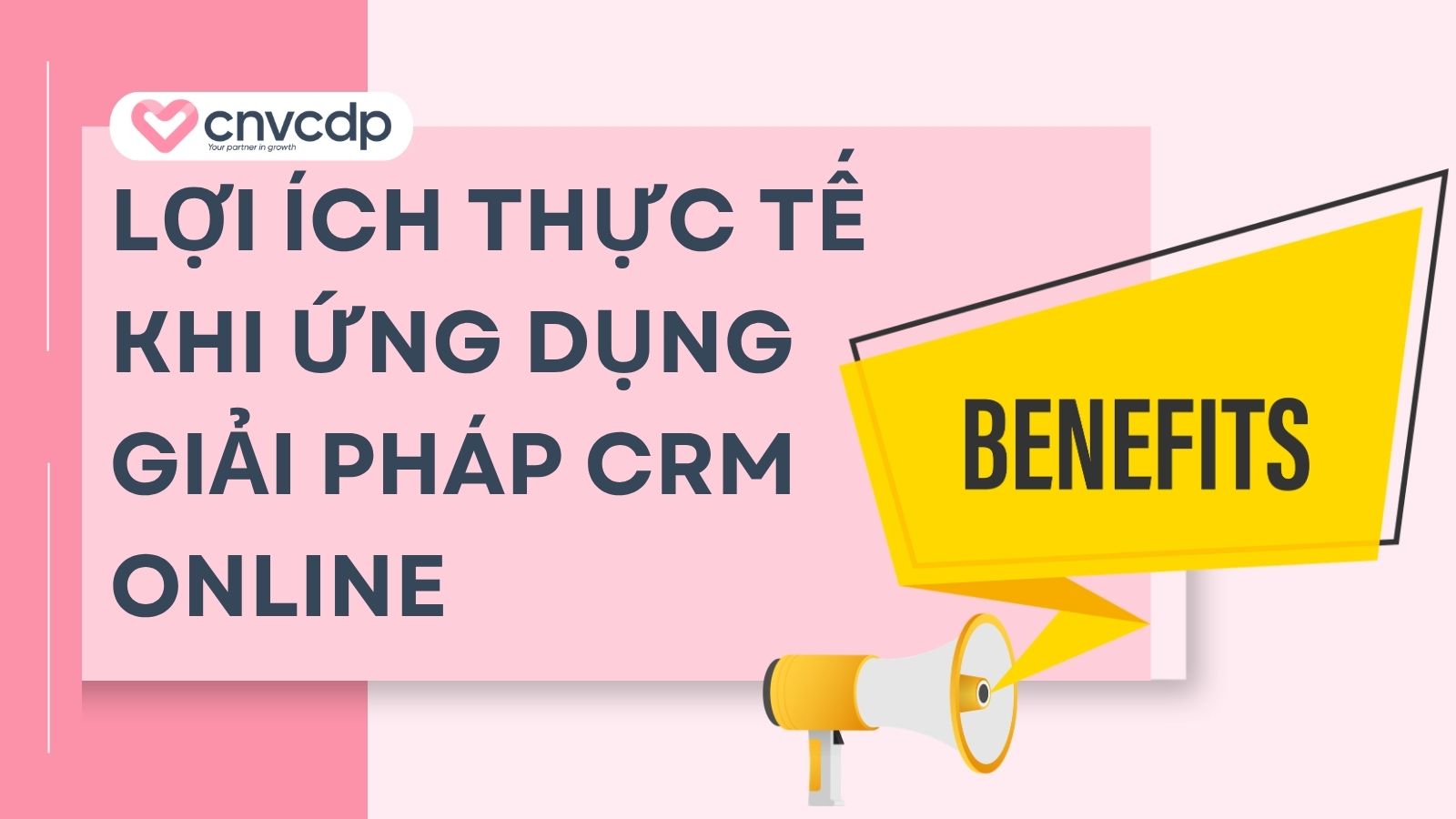 Lợi ích thực tế khi ứng dụng giải pháp CRM online 