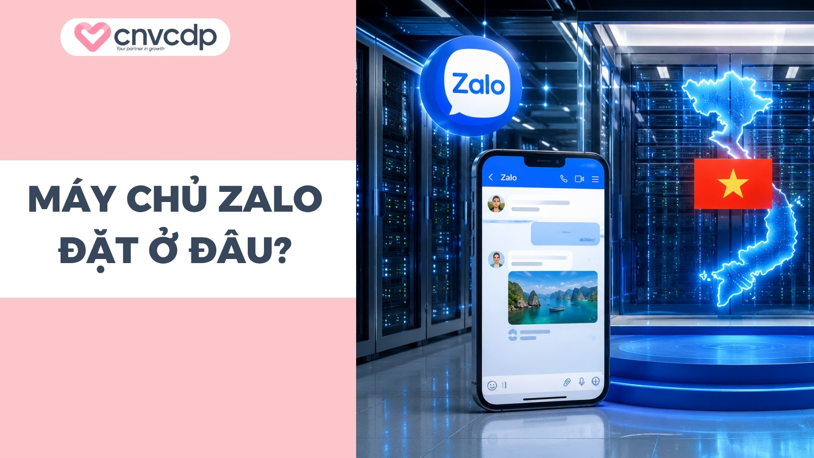 Máy chủ Zalo đặt ở đâu