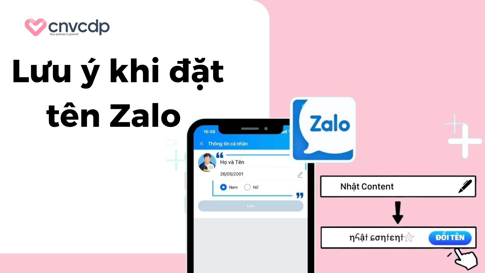 Cách đổi tên Zalo đơn giản chỉ với 30 giây ai cũng làm được 8 Cách khắc phục khi không đổi được tên trên Zalo