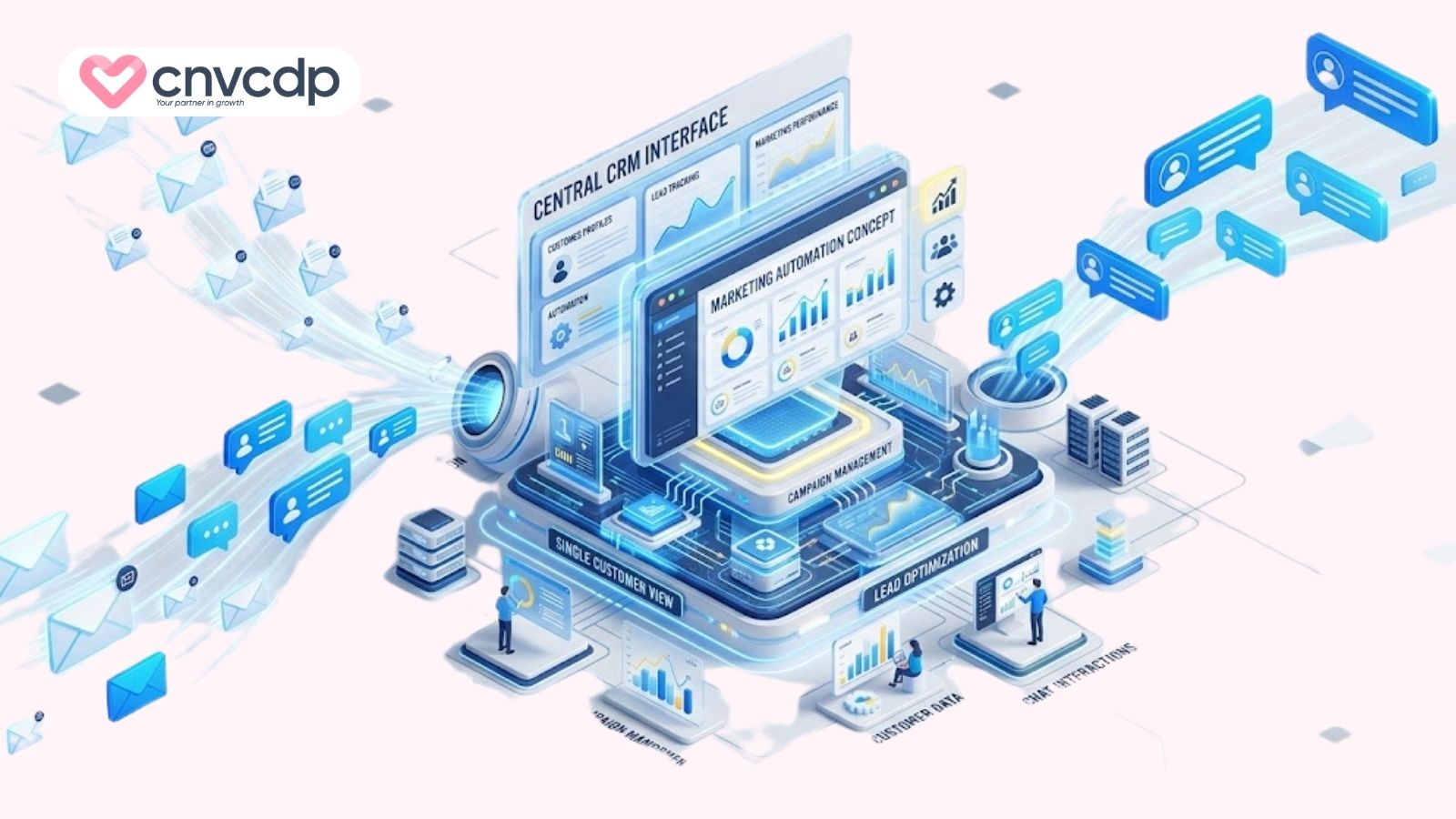 Tích hợp CRM là gì? Bí quyết X3 doanh số cho doanh nghiệp 7 tich hop zalo oa email marketing