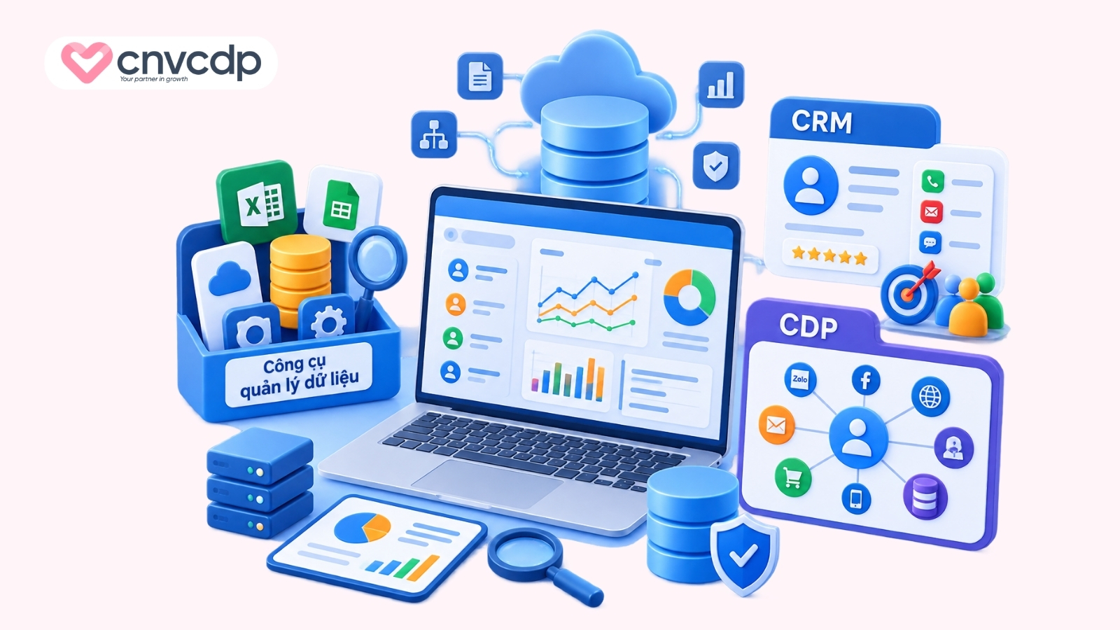 Các giải pháp và công cụ quản lý dữ liệu phổ biến