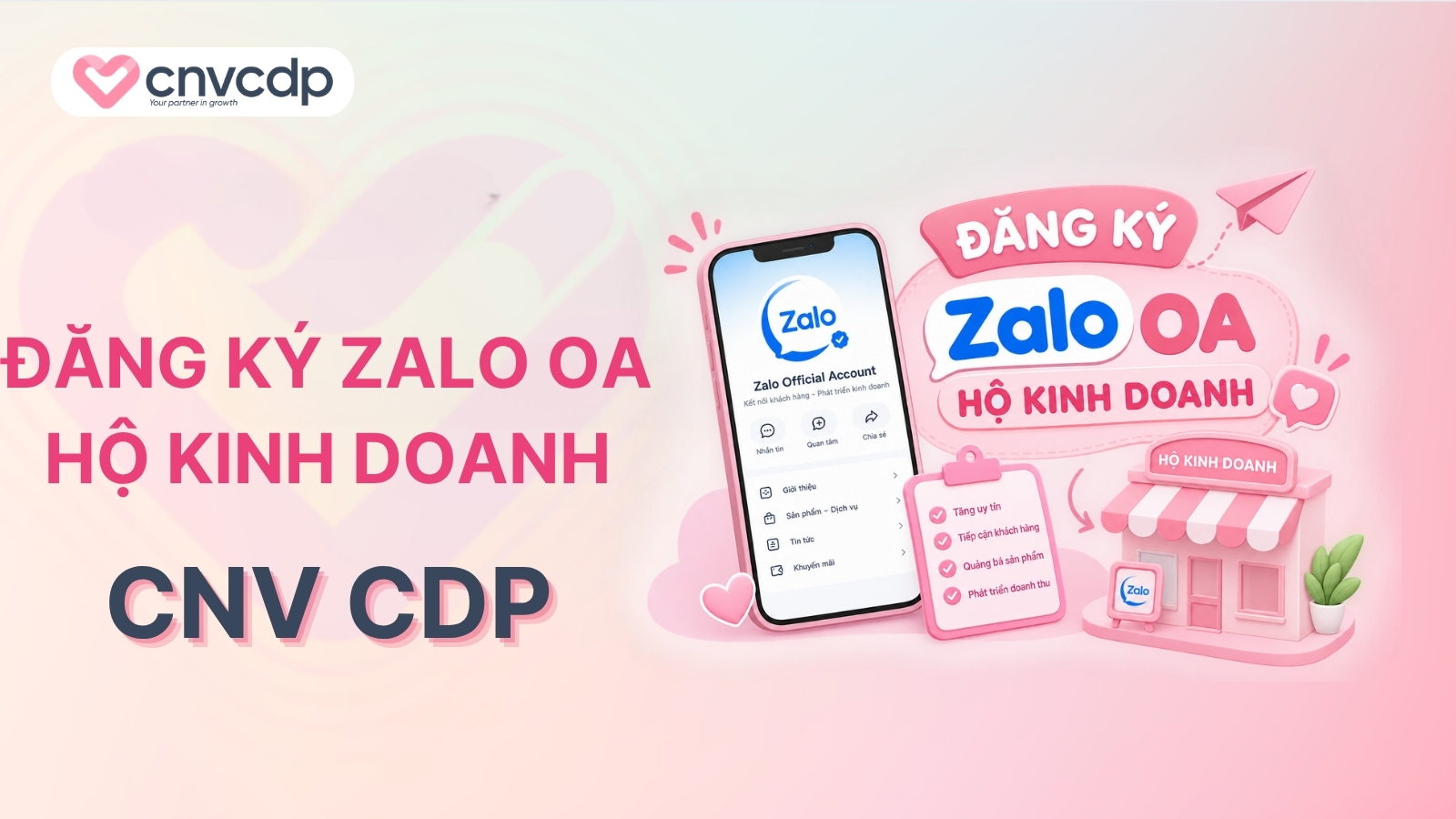 đăng ký zalo oa hộ kinh doanh