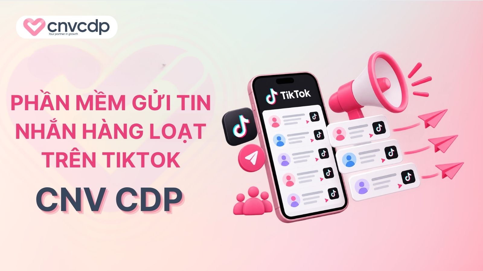 Phần mềm gửi tin nhắn hàng loạt trên TikTok