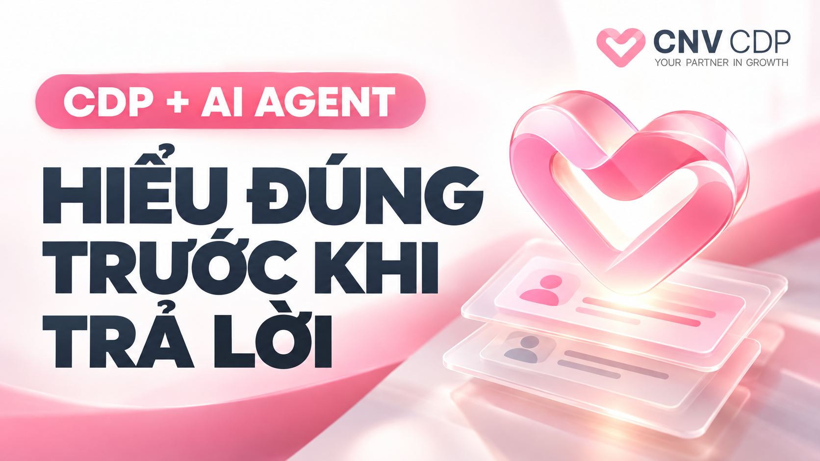Ảnh bìa CDP kết hợp AI Agent