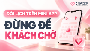 Ảnh bìa đổi lịch trên Zalo Mini App