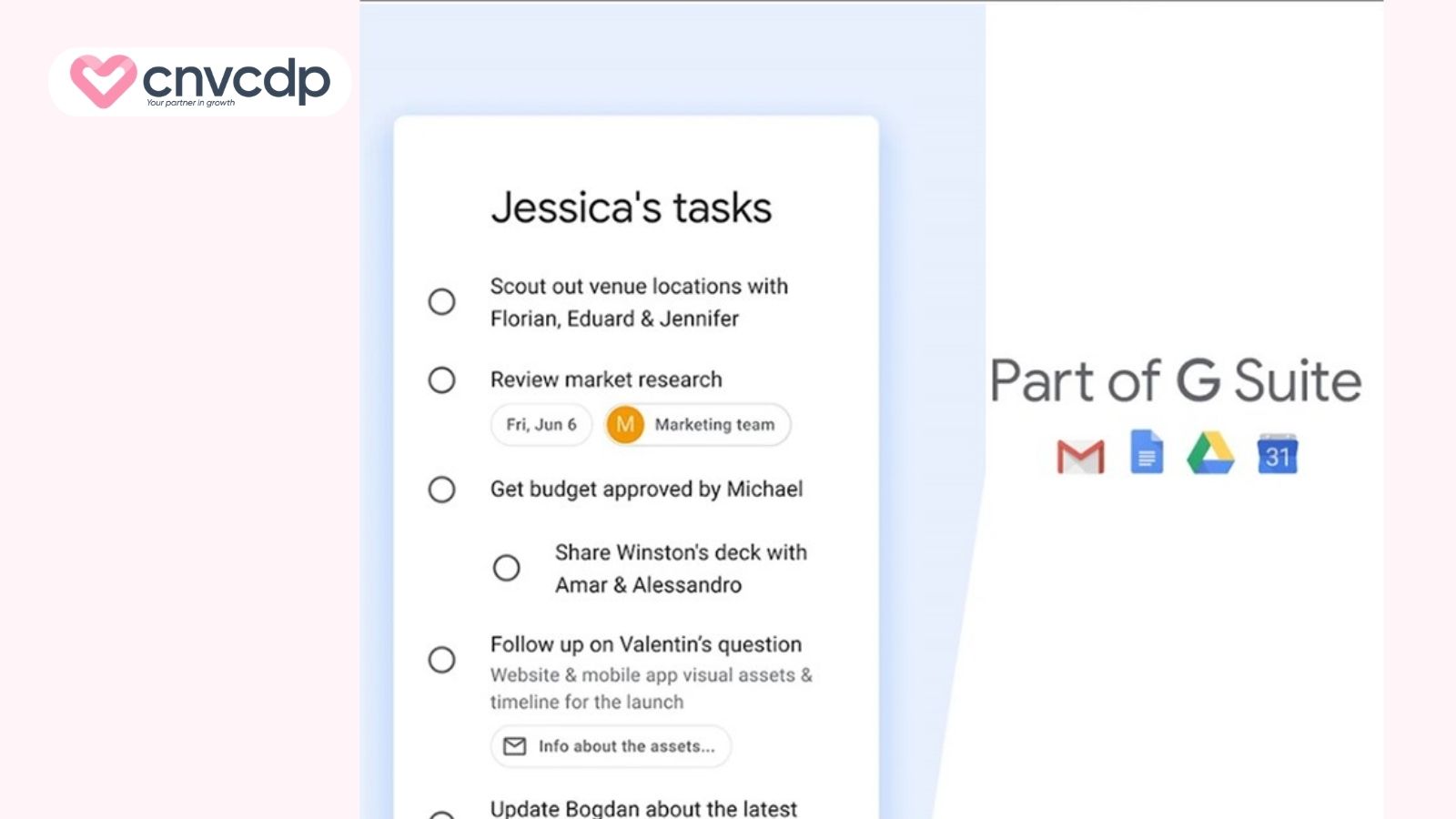 Top 10 phần mềm nhắc nhở công việc hiệu quả, dễ dùng 7 Google Tasks cho người dùng Gmail và Google Calendar