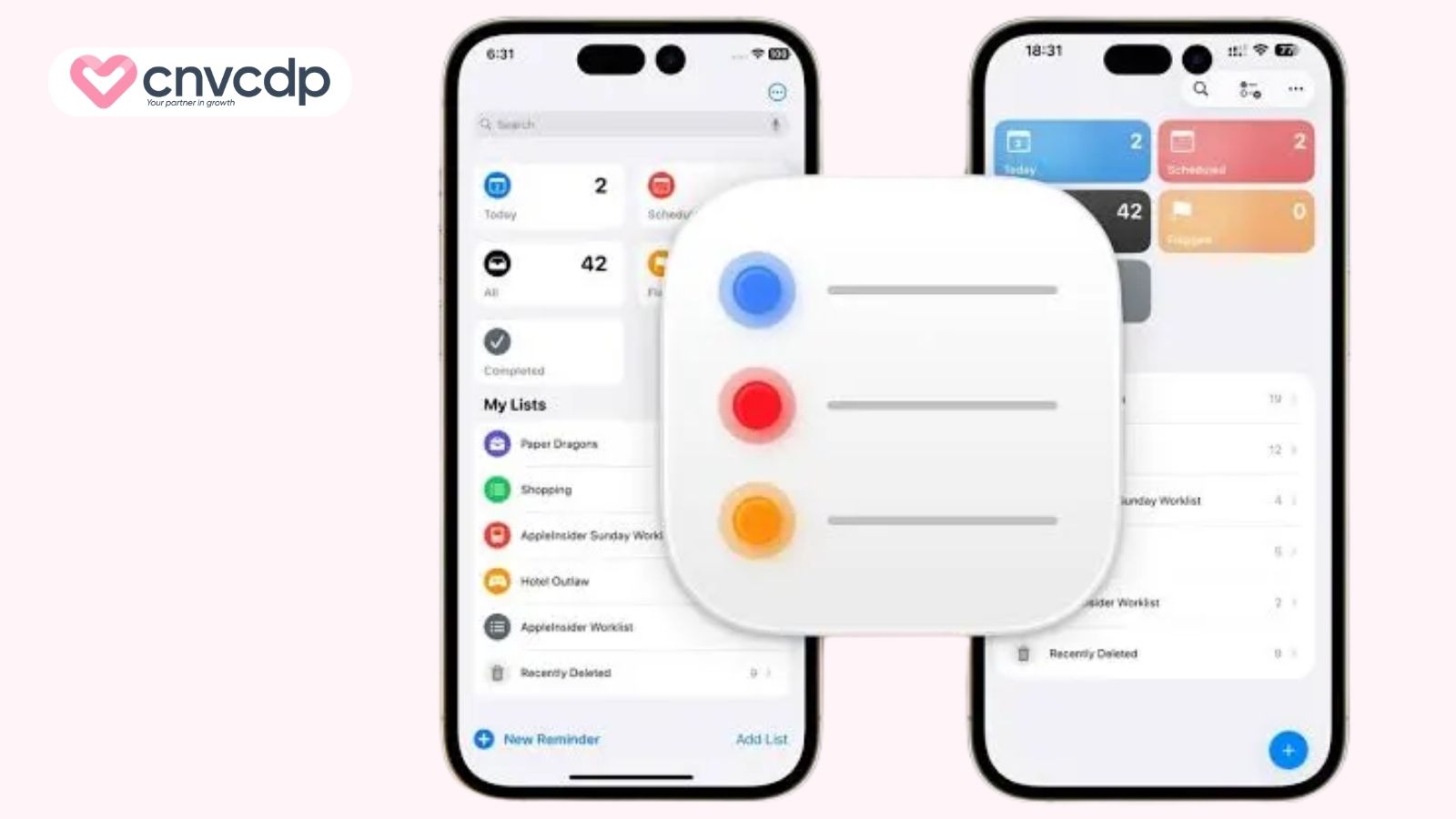 Top 10 phần mềm nhắc nhở công việc hiệu quả, dễ dùng 8 Apple Reminders với khả năng nhắc theo ngữ cảnh