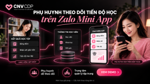 Theo dõi tiến dộ học trên Zalo 1