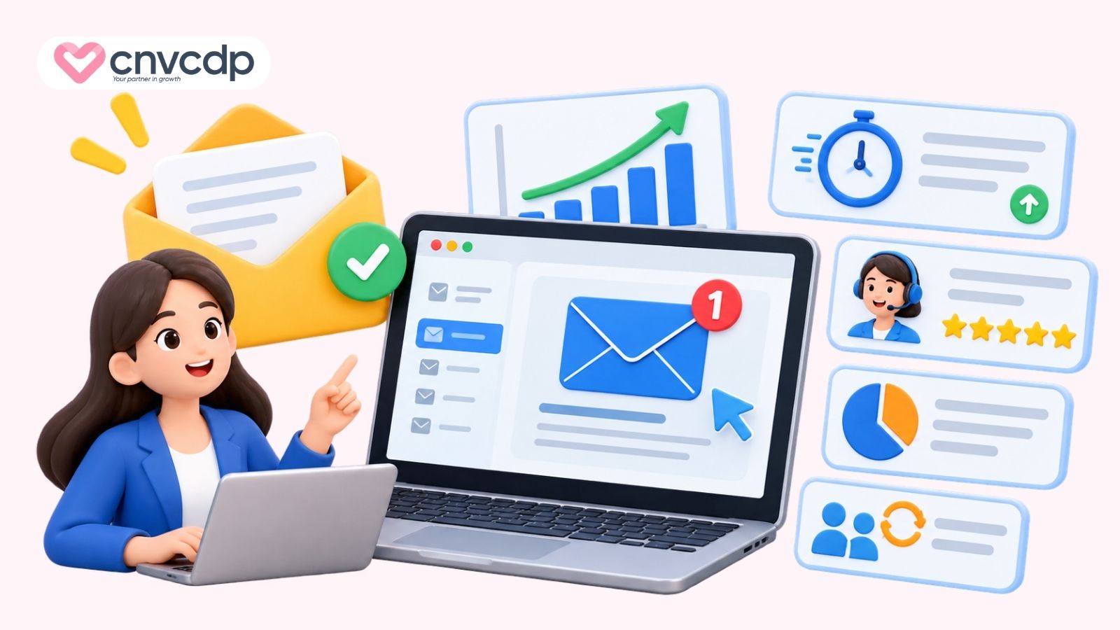 Cách đo lường hiệu quả chăm sóc khách hàng qua email