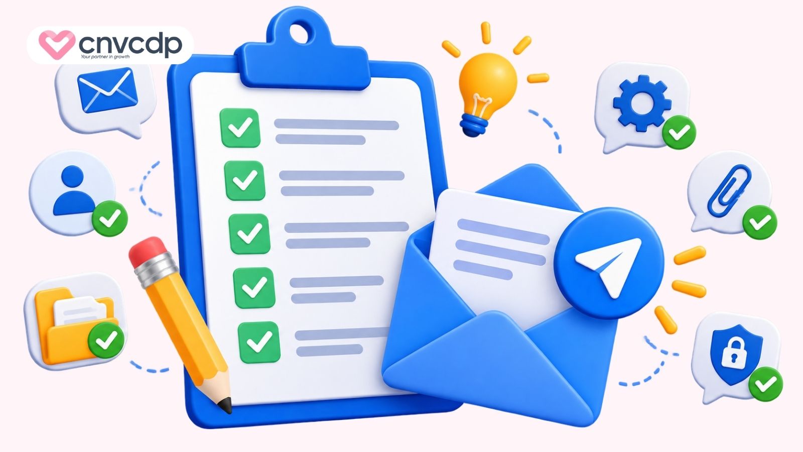 Checklist kiểm tra trước khi gửi email cho khách hàng