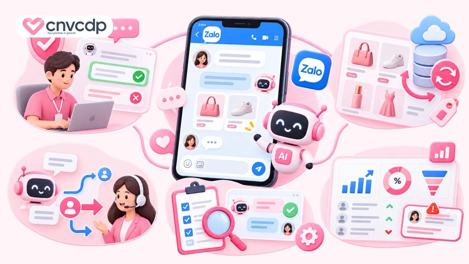 Những lưu ý khi dùng trợ lý AI bán hàng trên Zalo 