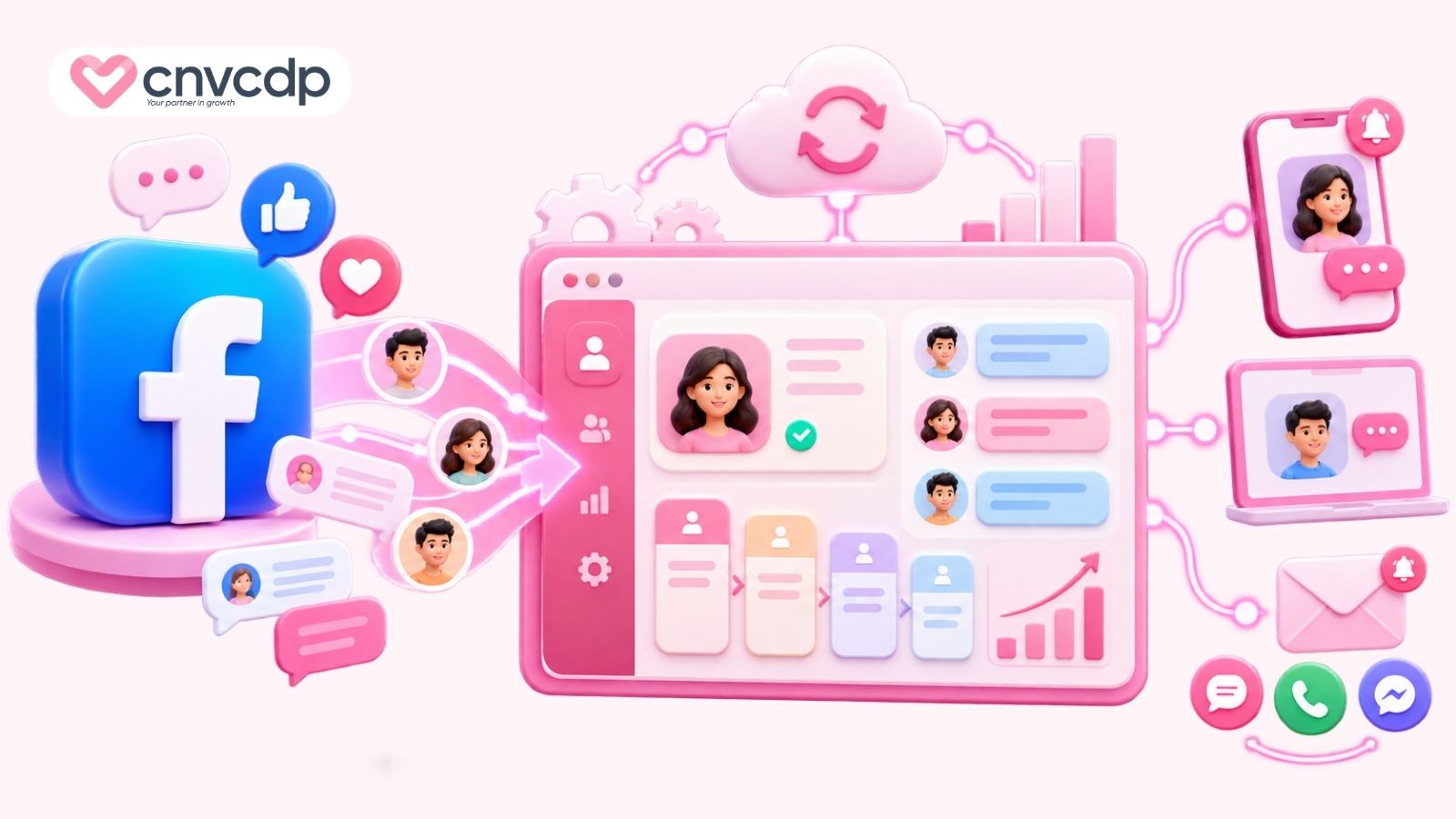 Tích hợp kênh Facebook vào CRM là gì