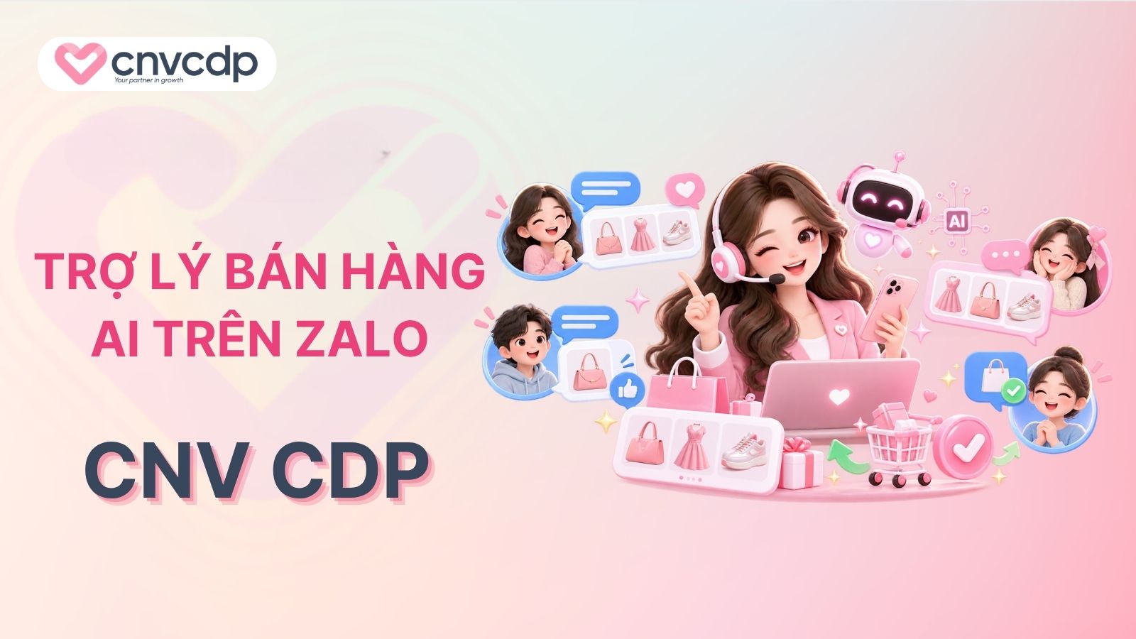 Trợ lý bán hàng AI trên zalo